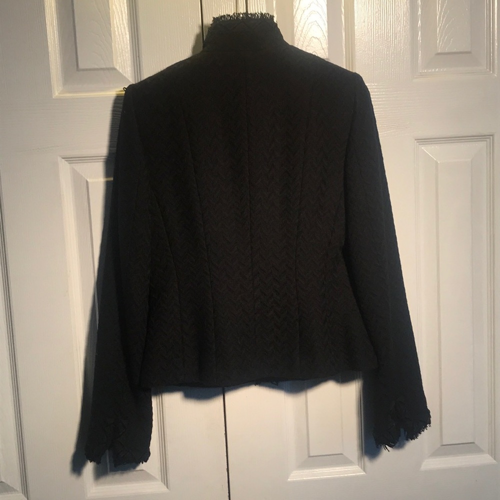 SAKS FIFTH AVENUE SIGNATURE BLK JACKET - Picture 3 of 10